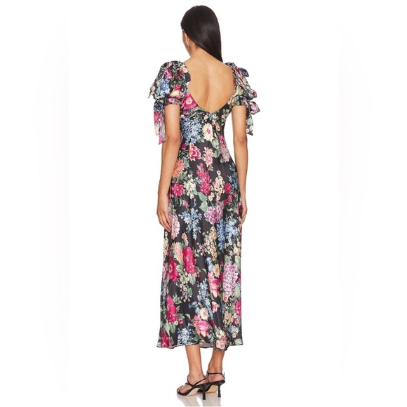 ▪️Selkie The Puck Poet Slip Floral Silk Dress 1X - Picture 2 of 16